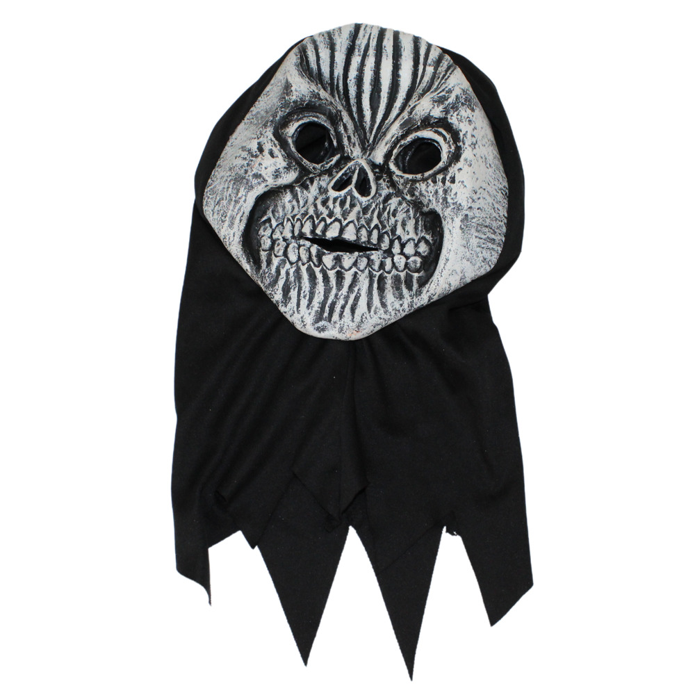 George Child Kid Ghoul Mask Halloween Scary Black White Size Sm Chest 36"-38"